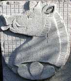 Detail von Gemeindebrunnen von Josef Köppel, 1944